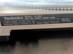 Technics direct drive auto-return turntable quartz SL-QD2 (Untested for parts)