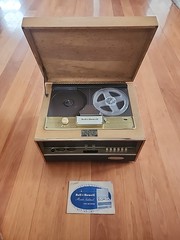 Vintage MCM BELL & Howell Music FESTIVAL TAPE RECORDER Model 300B Works