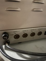 Vintage Airline Tube Amplifier PA Amp Phono Input RCA Tubes Untested As-Is