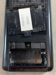 Parts Repair Only Mitsubishi HS-U50 VCR w/ OEM Remote Control Box VHS Player