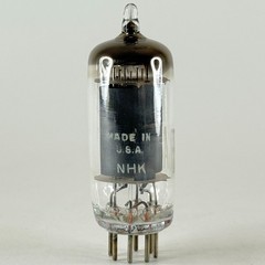 (1) Tested Very Strong RCA 6AK6 Tube & Box Code NHK Power Amplifier Pentode (b)