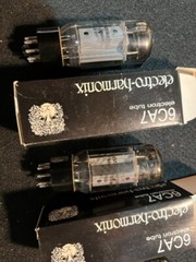 Lot of 3 Electro-Harmonix 6CA7 Electon Tubes Russia