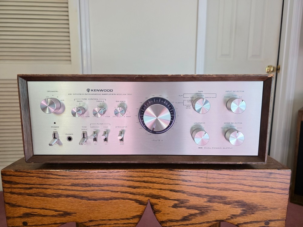 KENWOOD DC Stereo Intergrated Amplifier KA-7100