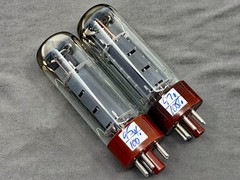 Matched Pair Tung-Sol Reissue EL34B 6CA7 Power Tubes Excellent Cond Tests NOS