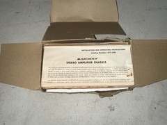 Vintage Stereo Speaker Amplifier Archer Untested NOS Open Box 277-040 Tandy READ