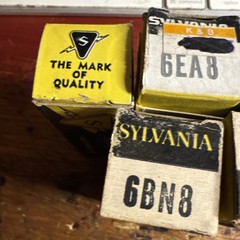 Sylvania Used Unknown Vintage Vacuum Tubes Radio AMP Tubes (Not sure Read)