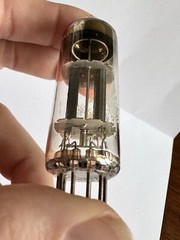 Pair AMPEREX 7062 E180CC RARE- BUGLE BOY Treble Clef Matched Heerlan Δ1A2 Grail