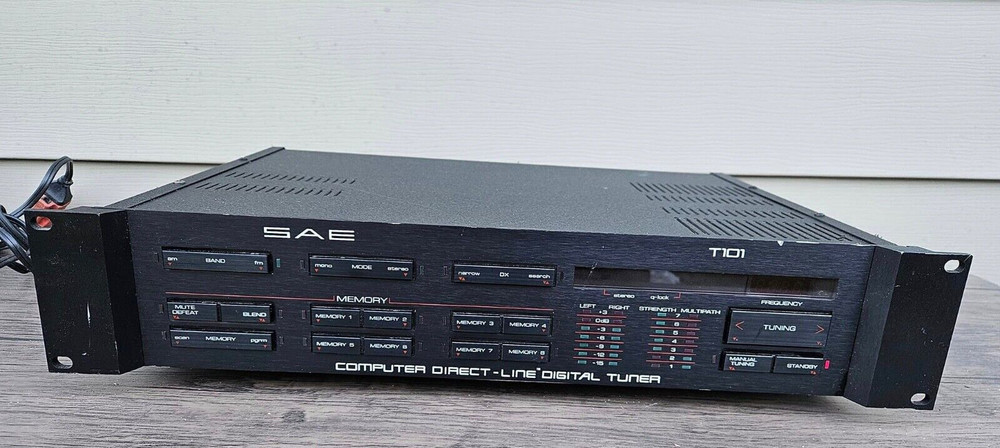 VINTAGE SAE COMPUTER DIRECT LINE DIGITAL TUNER MODEL T101 (FOR PARTS UNTEST) BB4