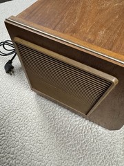 Vintage Table Top Stereo Philips B5X43A Made in Holland Lights Up 22″ x 10″
