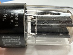 RCA 6SN7GTB Black Plate Side Getter Vacuum Tube Strong 3600/3500 Test
