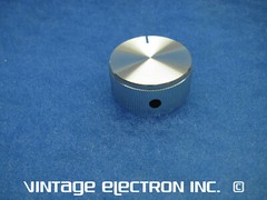 NEW Replacement DYNACO Knob (1-1/4″ diameter) – SILVER Machined Aluminum