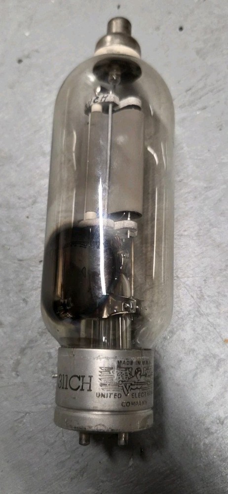 Rare United Electronics 311-CH Triode Electron Vacuum Tube Filament tested READ