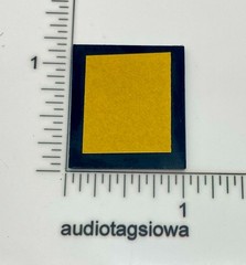 Dolby Atmos Badge Label Incised Silver Acrylic Custom Made Self Stick