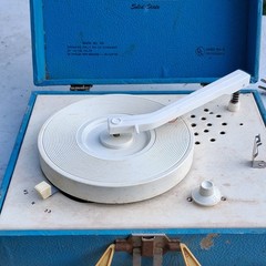 Imperial Party-Time Solid State Portable Record Player Turntable Model 100