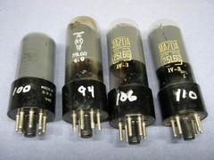 SEVEN RECTIFIER PENTODE 8 PIN TESTED EICO 666 25B6 25L6 25Z6 35Z4 USED