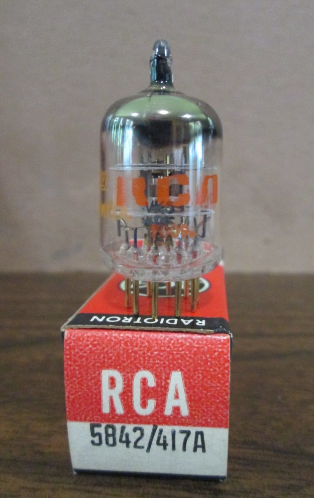 NEW RCA 5842 / 417A HiFi Ham Radio Amp Vacuum Tube IOB