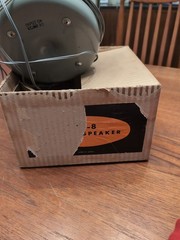 Vintage Calrad DH-8 Reflex Speaker, 8″ Metal Loudspeaker, Made in Japan, EC Box