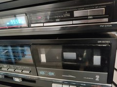 Fisher Amplifier System CA-283 Stereo FM 270a Double Cassette Deck & Turntable