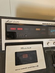 Marantz Model 5120 Stereo Cassette Deck Powers On Needs Bulbs And Belt