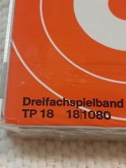 New BASF TP18 reel To Reel Tape SEALED 7″ HIFI 1080m Brand New Factory Sealed