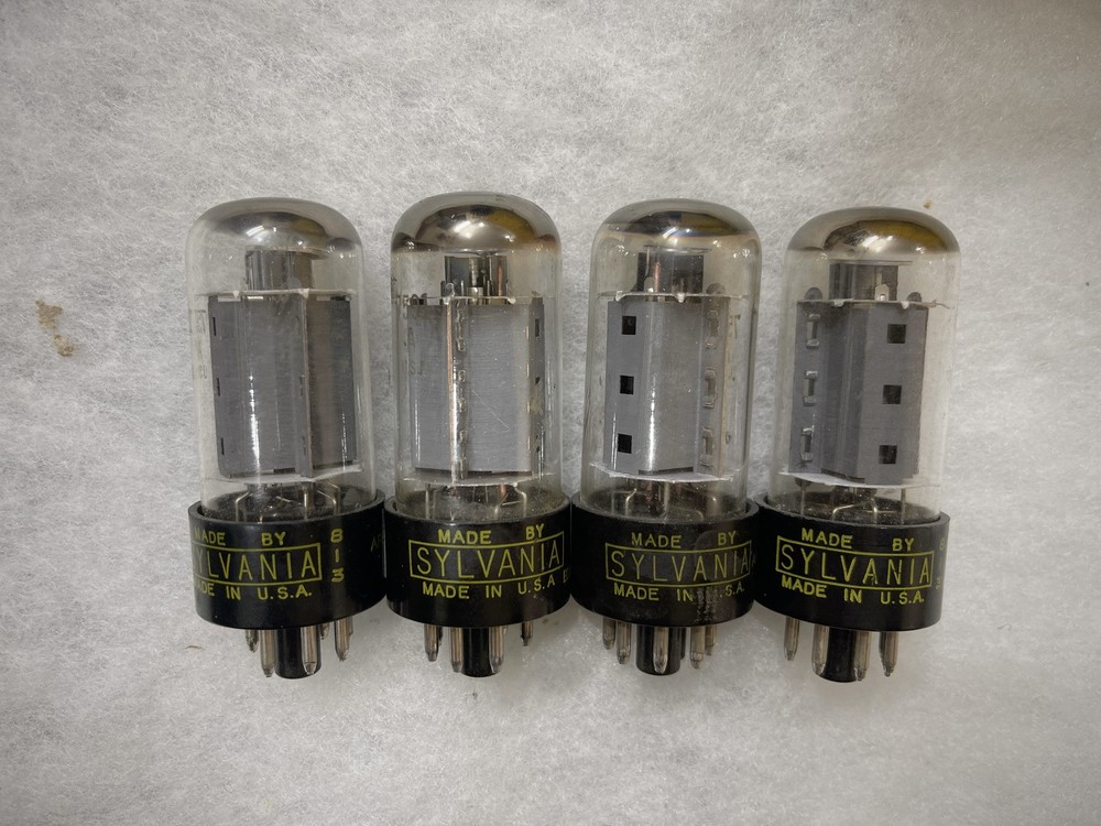 Sylvania 7591 7591A Excellent Testing Values Matched Quad