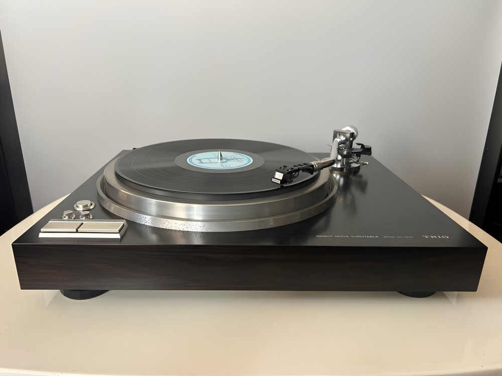 TRIO KP-7600 Turntable Direct Drive V15 Type 3 New Repaired Stylus Fully Works