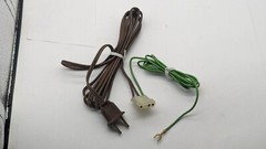 Vintage Stereo Turntable Power Cord / Ground Wire – UNUSED LOOK READ B1