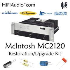 McIntosh MC2120 amp amplifier rebuild restoration recap service kit fix repair
