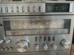 Yorx M2608 Stereo System Receiver EQ AM FM Cassette 8 Track Works *Read*