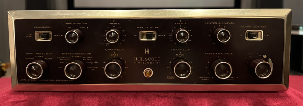 Classic H.H. Scott LK-72 Stereomaster Tube Amplifier – VINTAGE – Early 1960’s