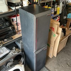 Vintage Cerwin Vega 200 SE Series Cabinet Speakers Made In USA 22” X 10.5” Works