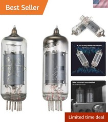 Tested 6K4 Vacuum Tubes – Pair of Matched 6AK5/6J1 Replacements for Clear Sound
