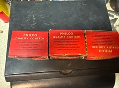 3 NOS 8 Pin Octal Vacuum Tube Sockets PHILCO 27-6321-1 In Box 160