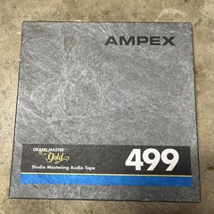 Ampex 499 Grand Master Gold 10.5 1/2” Tape Metal Take-up Reel