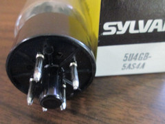 NEW SYLVANIA 5U4GB-5AS4A HiFi Ham Radio Amp Vacuum Tube IOB