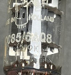 (1) Amperex / Bugle Boy ECC85 / 6AQ8 Dual Triode Tube – Heerlen, Netherlands NOS