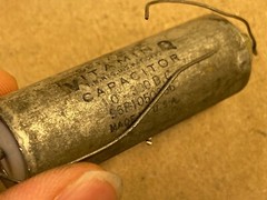 NOS Vintage 1.0 uf 300v Sprague Vitamin Q Crossover Capacitor 1 uf #2