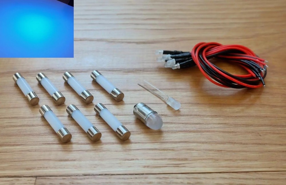 Pioneer SX-525 RECEIVER replacement bulb LED lamps lights upgrade kit set BLUE