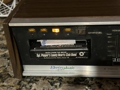 Vintage Morse Electrophonic 8-Track Am Fm Radio Stereo Receiver Wood Grain VIDEO