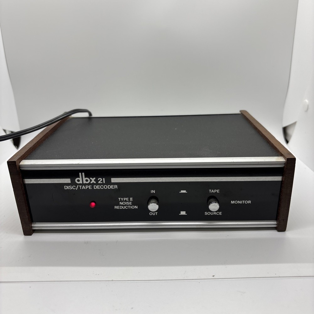 DBX 21 Disc Tape Decoder 21 USA Made – 1 Owner (Power Tested only) Untested