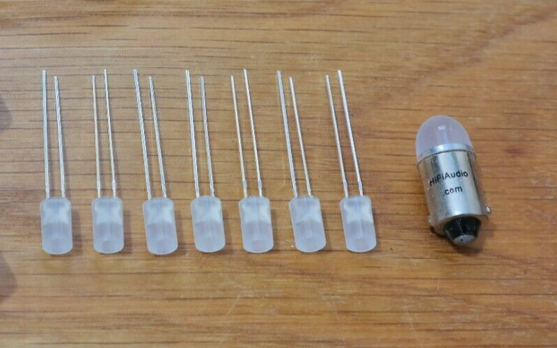 McIntosh C504 Preamp Faceplate Lamps Kit LED Bulbs Lights replacement