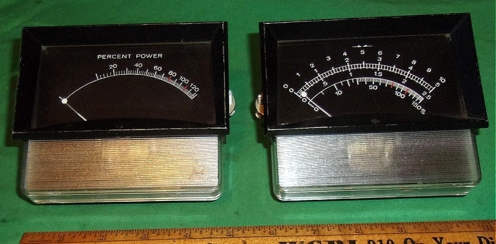 (2) Vintage API Mod. 502 Analog Meters 100uA Full Scale Clean! Working! (1970’s)