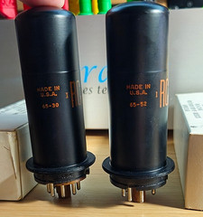 6L6Y MATCHED PAIR RCA AUDIO POWER TUBES NOS NIB *eTRACER* #12B2