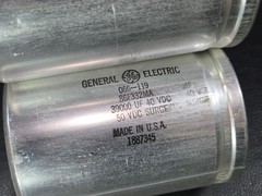McIntosh MC2105 Pair of Main Filter Capacitors 39000 uf 40v 3″ GE Vintage OG