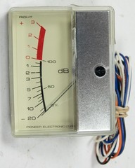 Pioneer RT-707 VU Meter Right – CLEAN & TESTED ++SEE NOTE ON METER GRAPHICS++ #1