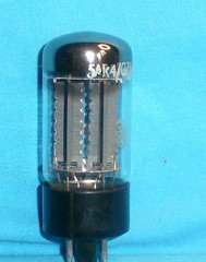 1-Mullard 5AR4 GZ34 Labeled for GE Vintage Electronic Full Waive Rectifier