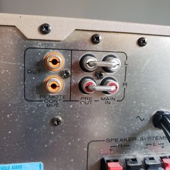 Marantz TA170AV Stereo Receiver Tuner Graphic Equalizer Gold Vintage