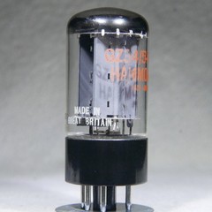 Mullard (HAMMOND Label) GZ34/5AR4 OO-Getter Rectifier UK f32 B5E4 4 Notch Strong