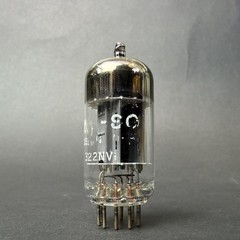 1960s 12AX7A ECC83 Tung-Sol Tube Gray Long Plate O Getter TV7 Test Good TS7-3
