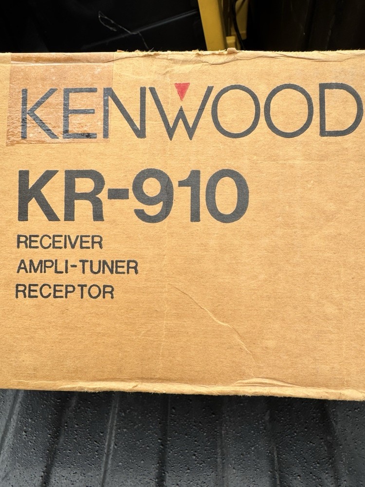 Kenwood Model KR-910 Am-fm Stereo Receiver VTG By ox And Manual